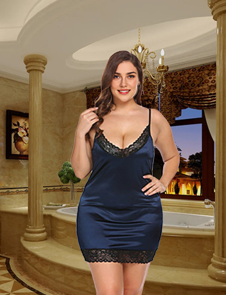 Women_Plus_Size_Strappy_Lace_Babydoll-4