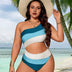 Women_Plus_Size_Striped_Patchwork_Hollow_Out_One-Piece_Swimsuit_1