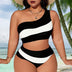 Women_Plus_Size_Striped_Patchwork_Hollow_Out_One-Piece_Swimsuit_6