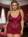 Women_Plus_Size_Stylish_Sheer_Lace_Transparent_Embroidered_Babydoll_2