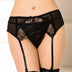 Women Plus Size Suspender Lingerie Set Garter Belts
