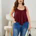 Women Plus Size Tank Tops Sleeveless Tunic Loose Shirt | PRUSES