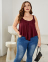 Women Plus Size Tank Tops Sleeveless Tunic Loose Shirt | PRUSES