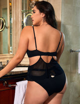 Women Plus Size Three-Point One-Piece Temptation Sexy Babydoll-1