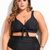 Women_Plus_Size_Tie_Front_Solid_Color_Bikini_Set_7