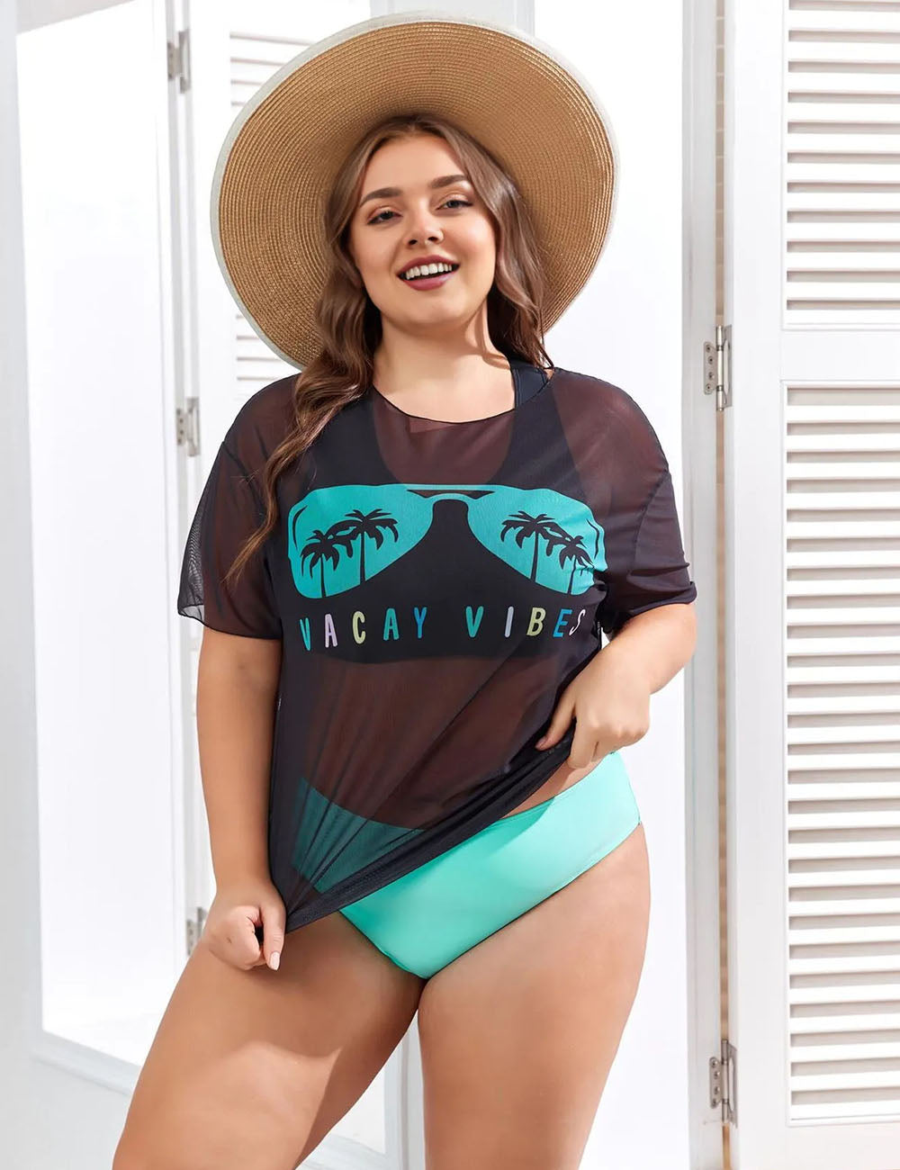 Women_Plus_Size_Tropical_Print_Bikini_Set_With_Cover_Up_2