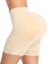 Women Plus Size Tummy Control Padded Shorts Butt Lifters Shapewear