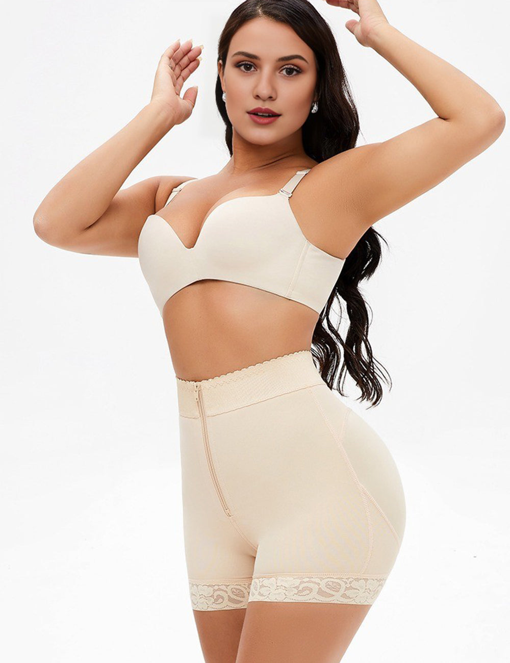 Women Plus Size Tummy Control Shapewear Shorts