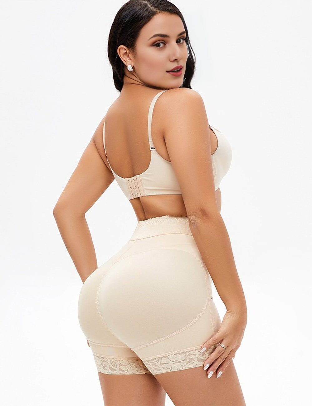 Women Plus Size Tummy Control Shapewear Shorts