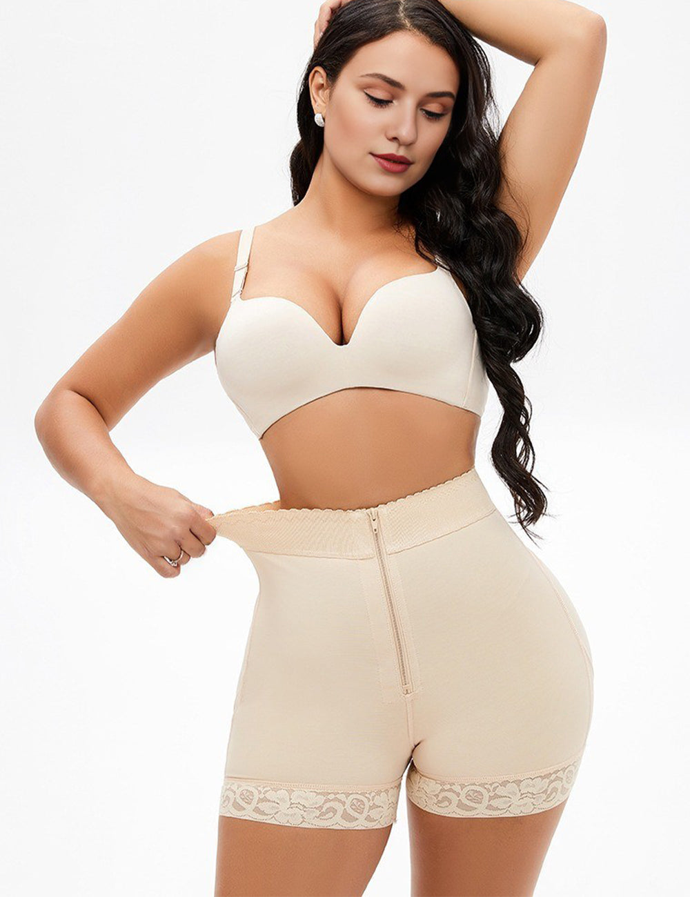 Women Plus Size Tummy Control Shapewear Shorts