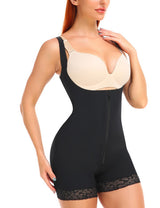 Women Plus Size Tummy Control Shapewear with Zipper