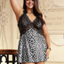 Women_Plus_Size_V-neck_leopard-print_lace_babydoll_22