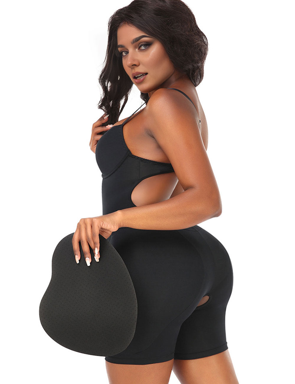 Women_Plus_Size_V_Neck_Tummy_Control_Shapewear