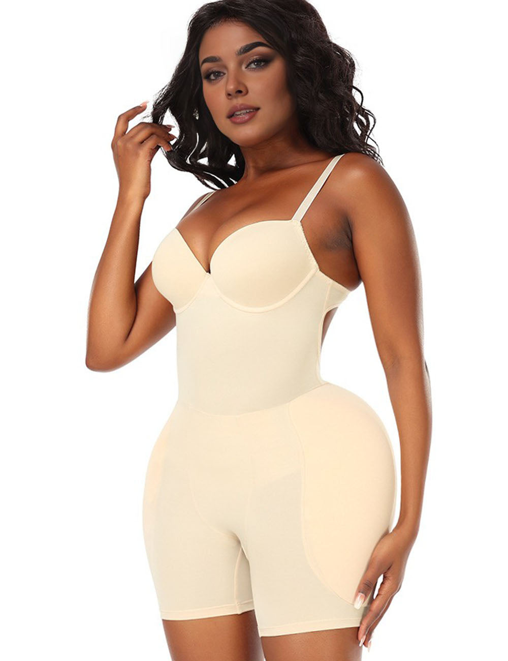Women_Plus_Size_V_Neck_Tummy_Control_Shapewear_PRUSES_1