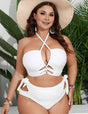 Women_Plus_Size_White_Drawstring_Bikini_Set_1