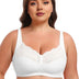 Women Plus Size Wireless Lace Bra | PRUSES-4