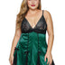 Women Plus Size fat woman lace suspender skirt sexy pajamas