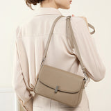 gray Genuine Leather Crossbody Bags 