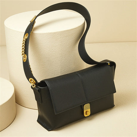 Women_s_Black_Leather_Classic_Flap_Crossbody_Shoulder-1
