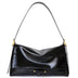 Women_s_Black_Leather_Flap_Square_Message_Bag_Shoulder Handbags| PRUSES