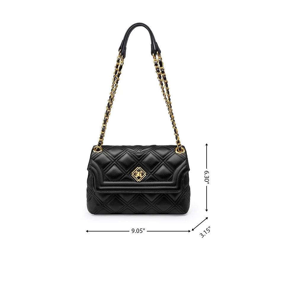 Women_s_Black_Leather_Quilted_Flap_Chian_Shoulder_Bags-4444