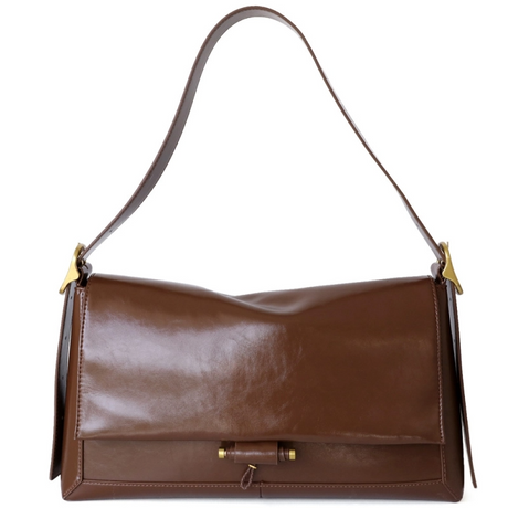 Women_s_Brown_Leather_Flap_Square_Message_Bag_Shoulder Handbags| PRUSES-1