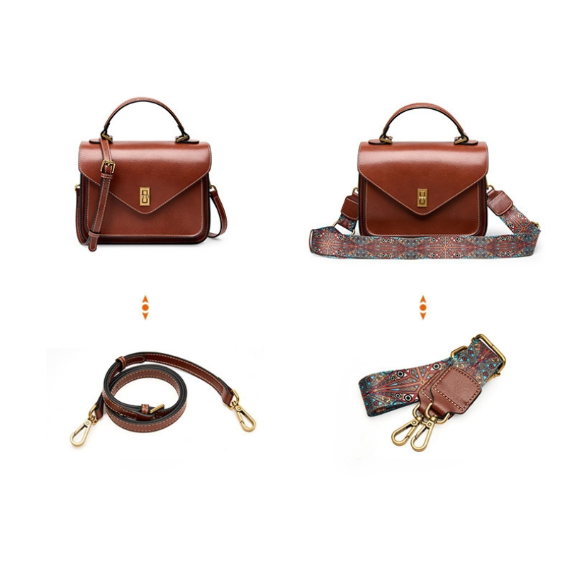 Women_s_Brown_Leather_Vintage_Flap_Shoulder_Message_Bag_3