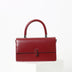 Women_s_Simple_Style_Red_Leather_Flap_Handbag