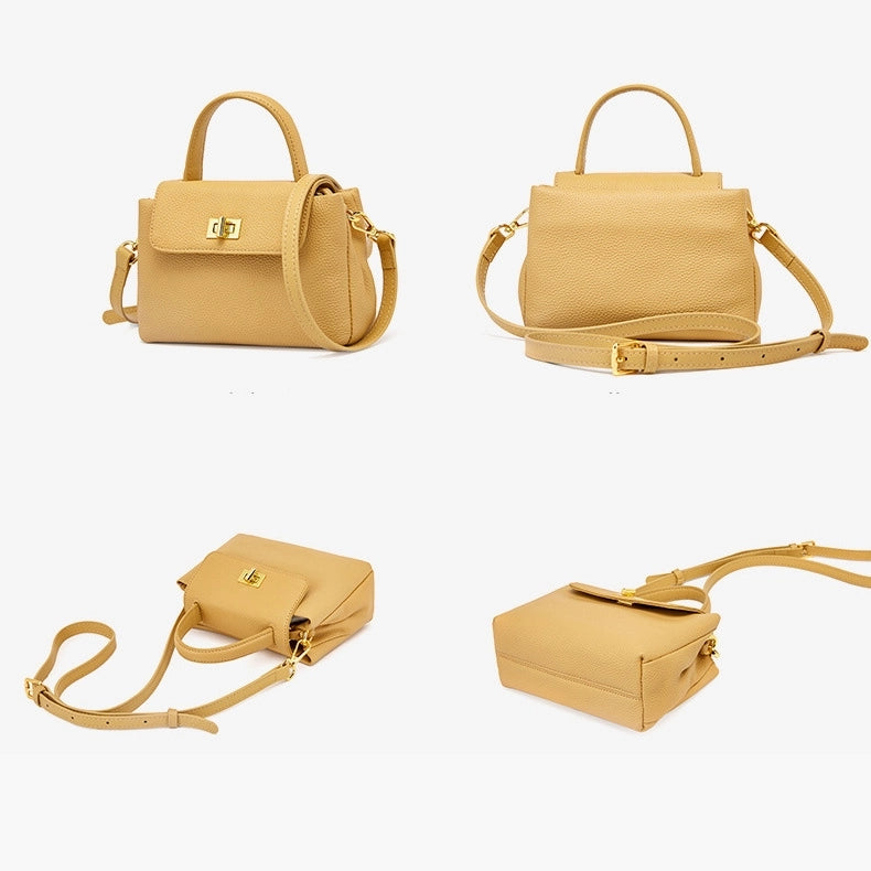 Women_s_Yellow_Leather_Top_Handle_Flap_Mini_Crossbody_Bags_5