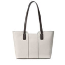 Women's Contrast Handle Leather Work Tote Bag | PRUSES