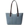 Women's Contrast Handle Leather Work Tote Bag | PRUSES