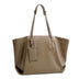 Gray Full Grain Leather handbag