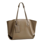 Gray Full Grain Leather handbag