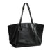 Womens black Full Grain Leather tote bag