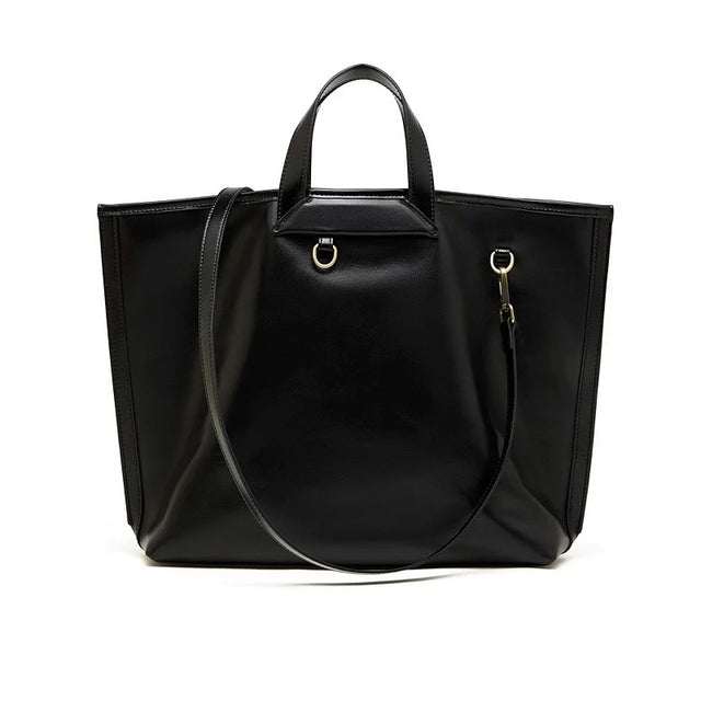 Black large tote bag 