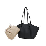 Women's Genuine Leather Large Capacity Bat Tote Bag | PRUSES