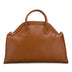 brown  Genuine Leather Oversized Tote Bag 