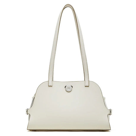 off-white  Leather Structured Saddle Bag 