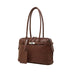 Women's brown Genuine Leather Structured  Bag 