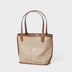 apricot Genuine Leather Vintage Tote Bag