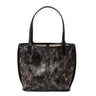 black Genuine cowhide Leather Vintage Tote Bag