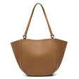 brown Genuine Leather Work Tote Bag 
