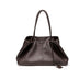 brown Minimalist Genuine Leather Large Capacity Tote Bag 