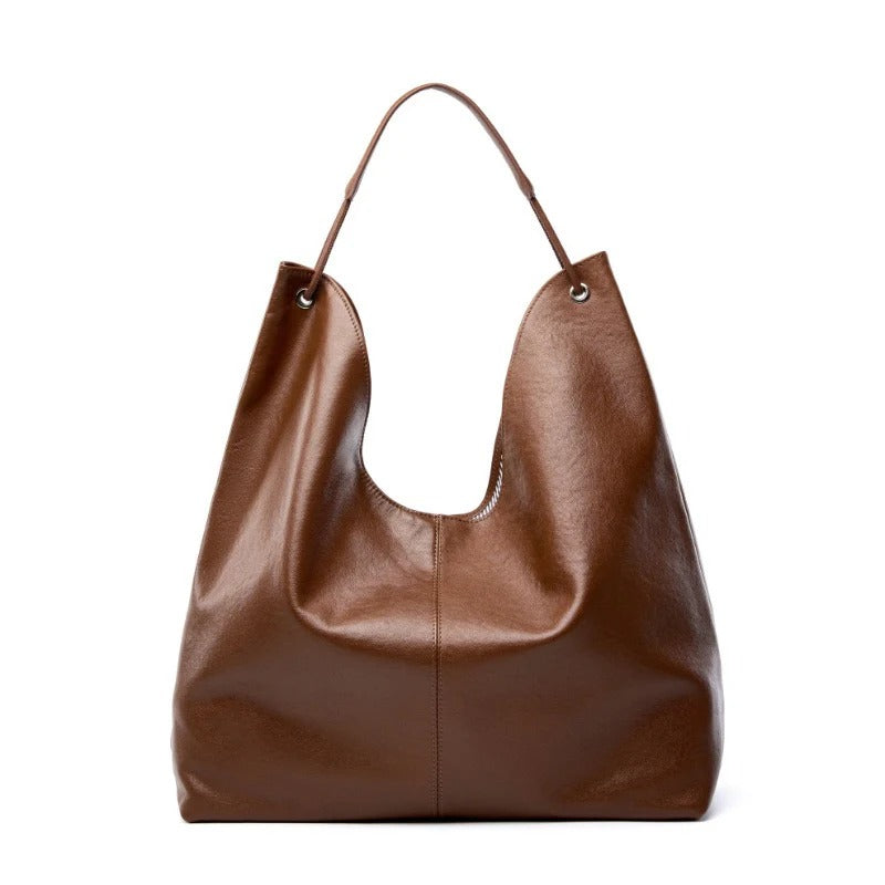Brown leather Minimalist bag 