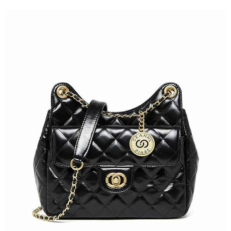 Black Quilted Chain Bags Hobo Shoulder Bags