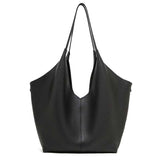 black Leather Slouchy Hobo Bag