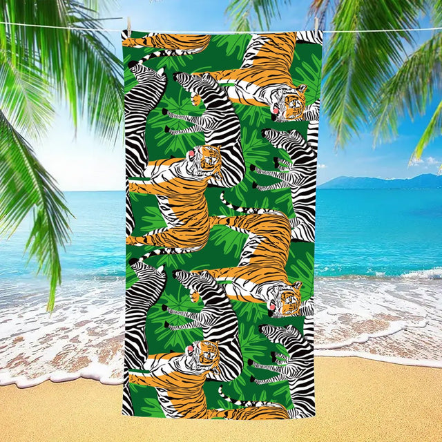 Animal Print Beach Towel | PRUSES - PRUSES