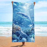 Aqua Dream Sea Life Beach Towel | PRUSES - PRUSES