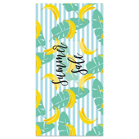 Banana Pattern Double - Faced Fleece Beach Towel | PRUSES - PRUSES
