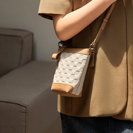 beige_and_apricot_leather_plaid_mini_crossbody_bag_zipper_shoulder_bags_4